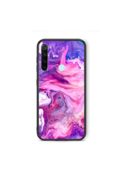 Other Xiaomi Redmi Note 8 Marble art Black Glossy Θήκη