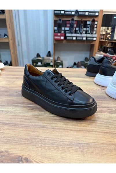 SWORD Hakiki Deri Bağcıklı Erkek Sneaker - Günlük Ayakkabı Sneaker