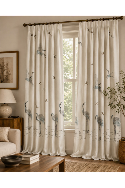 perdra Draperie decorativă premium, opacă, cu model, pentru living și dormito...