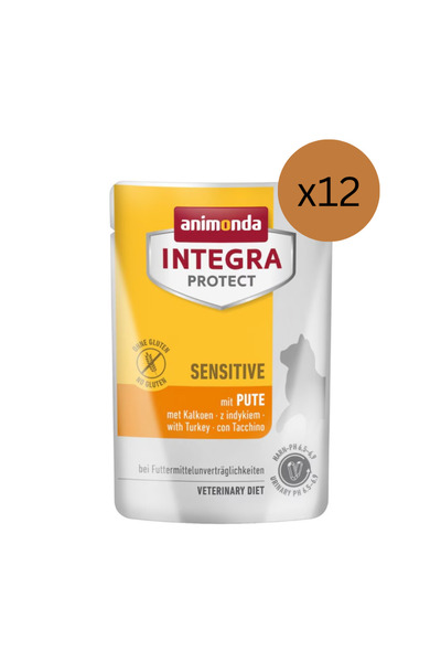 Animonda Hrană umedă pentru pisici, Animonda, Integra Protect Sensitive, Curc...