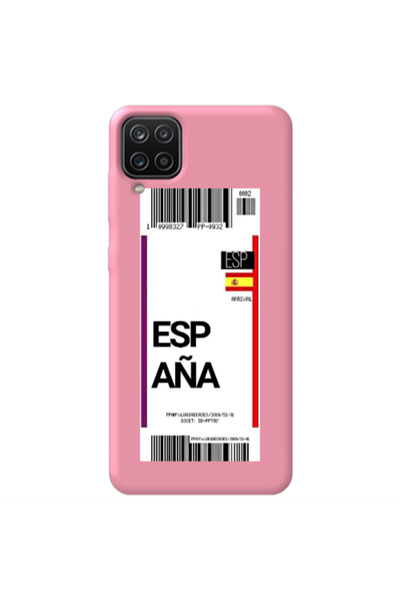 Other Samsung A12 Espana Arrival Pink Colored Silicone TPU Θήκη