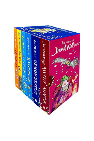 pçs The World of David Walliams: 6-Book Box Set, 3 Days - Harper Collins Publ...