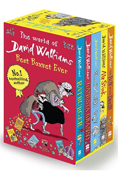 pçs David Walliams Series 1 - The Best Boxset Ever 5 Books Collection Set Bil...