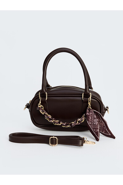 LC Waikiki Vizyon New Season Women's Shoulder Bag with Scarf Accessory in Lea...