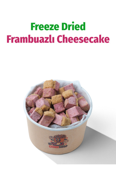 ÇITLAT ÇEREZ SHOP Freeze Dried Frambuazlı Cheesecake Dondurularak Kurutulmuş ...