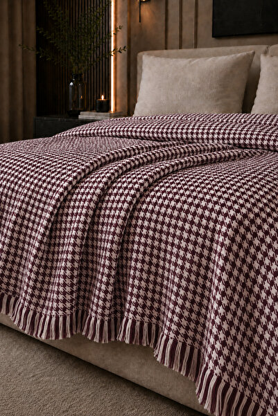 Cottonest Double Pike |   Decorative Bedspread with Crow's Feet Pattern |   2...