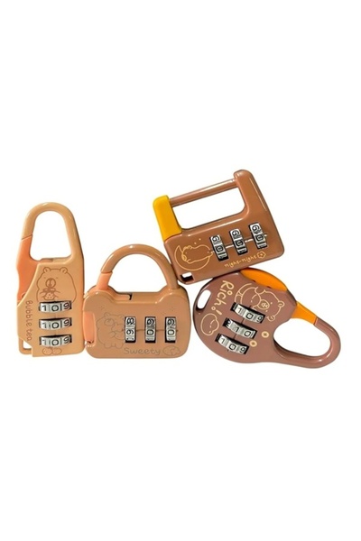 Misyon Capybara Combination Lock Mixed - 1 Piece