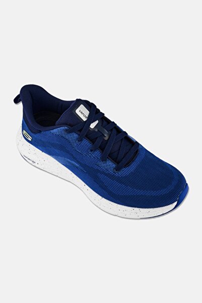 SKECHERS Men Vapor Foam Rouder Lace Up Sneaker Shoes, Blue