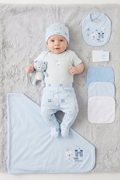 Rock A Bye Baby Boutique طقم هدايا معلق مكون من 10 قطع من بدلة الجسم والبنطلو...