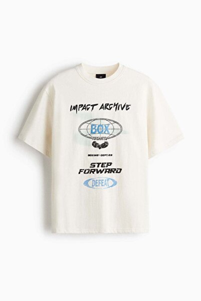H&M Loose Fit Boxy printed T-shirt