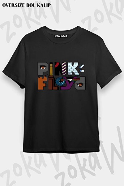 ZOKAWEAR Μπλουζάκι Unisex Loose Fit με στάμπα Pink Floyd v15