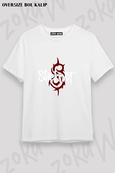 ZOKAWEAR Μπλουζάκι Unisex Loose Fit με στάμπα Slipknot v48