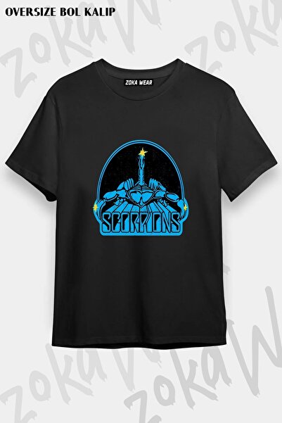 ZOKAWEAR Unisex široka majica sa printom Scorpions v9