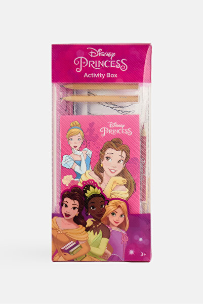 Disney Princess Coloring Set With Metal Pencil Case, Multicolor