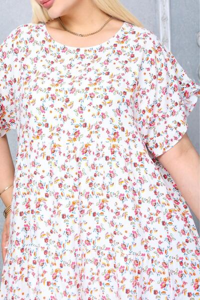mervemoda Women Summer Plus Size Dress