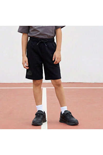 Kappa Drawstring Waist Shorts with Zipper Pockets