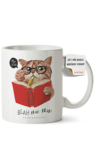 ET ERTAPASSAGE original creative designs Cat Design Printed Porcelain Mug (Do...