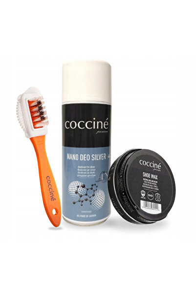 Coccine Set de ingrijire a incaltamintei, Coccine, Perie pentru piele intoars...