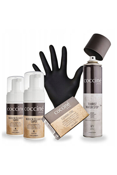 Coccine Kit de curatare a incaltamintei, Coccine, spuma pentru incaltaminte d...