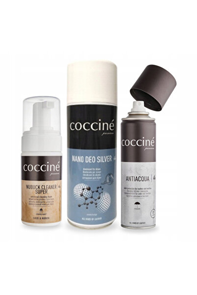 Coccine Set de ingrijire a incaltamintei, Coccine, 3 in 1, 100 ml spuma de cu...