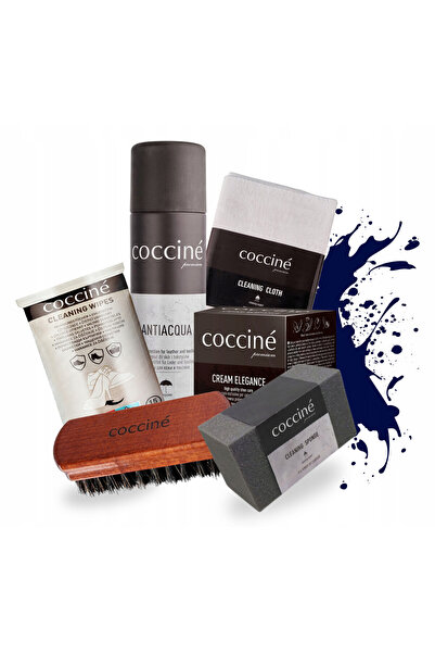 Coccine Kit de renovare a incaltamintei, Coccine, 6 in 1, Albastru marin, 50 ...