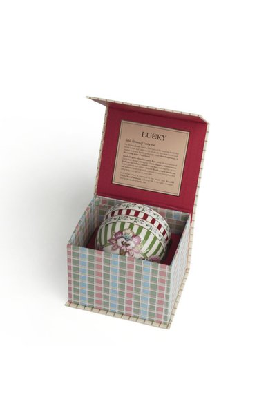Lucky Art Madelıne Bone 10cm 2-Piece Bowl Set