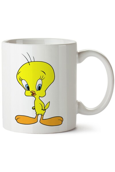 ET ERTAPASSAGE original creative designs Tweety Printed Porcelain Mug, Machin...