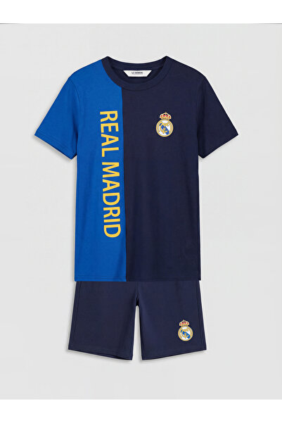 LC Waikiki Set de pantaloni scurți imprimați Real Madrid pentru băieți