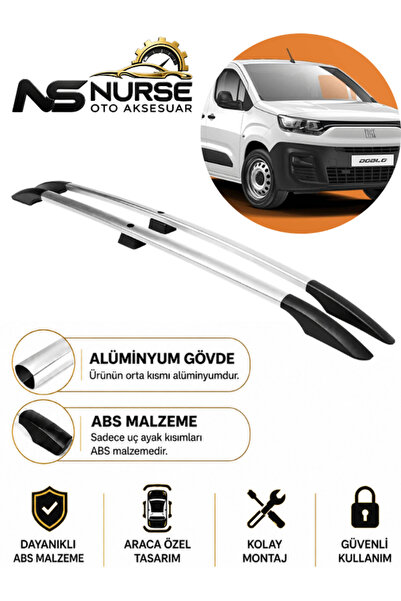 NURSE Yeni Fiat Doblo 2023-2024-2025-2026 Model Uzun Şase İçin Uyumlu Üst Por...