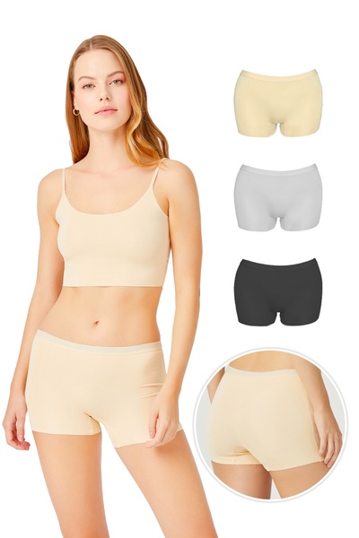 Cottonhill Laser Cut Boxer Slip "CottonHill" DANIELA 3 Τεμάχια