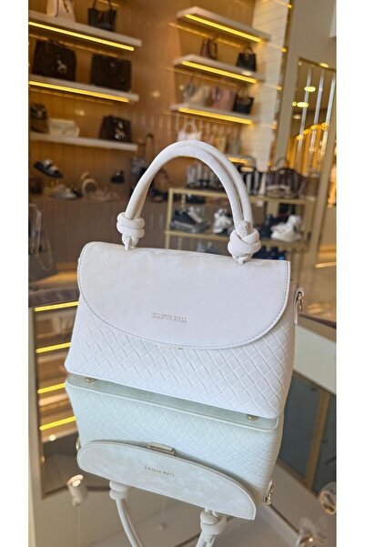 DUYGUSHOESBAG Imported Satin Textured Leather Mini Size Women's Bag 27336