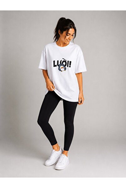 Trendline Trendy Women's Printed Oversized T-Shirt