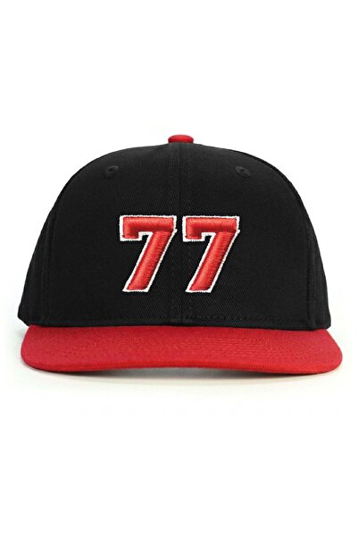 PataCute Number 77 (Embossed) Snapback Hat