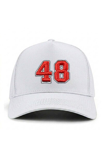 PataCute Number 48 (Embossed) Molded Baseball Cap