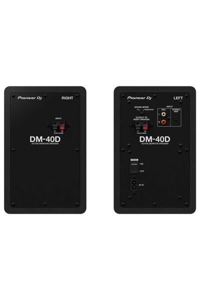 Pioneer Dj DM-40D 4 İnç Aktif Masaüstü Stüdyo & DJ Referans Monitörü Hoparlör Seti - Çift Siyah