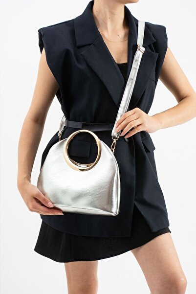 ÇANTAM GELSİN New Ring Accessory Decorated Design Hand and Shoulder Bag (with...