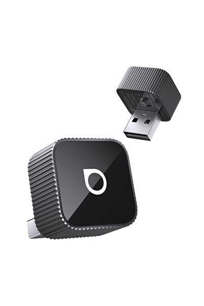 Ottocast Mini Cube 3.0 2025 Adaptor Wireless CarPlay și Android Auto, Negru