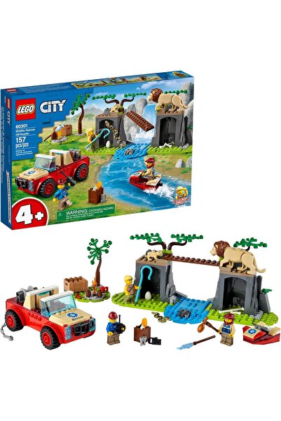 LEGO مجموعة بناء سيتي وايلدليف ريسكيو أوف رودر 60301؛ تتضمن شخصية من مسلسل سي...