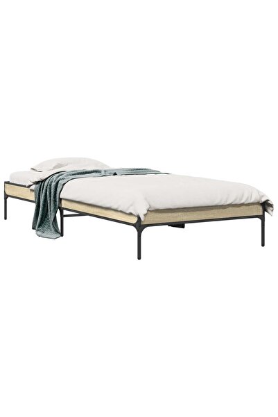 vidaxl Cadru de pat Stejar Sonoma 80 x 200 cm Lemn prelucrat