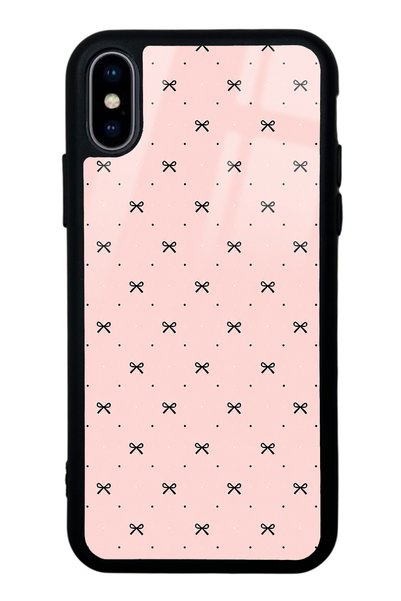 Spoyi حافظة هاتف آيفون X - Xs لامعة بتصميم كريمي بنمط كوكيت