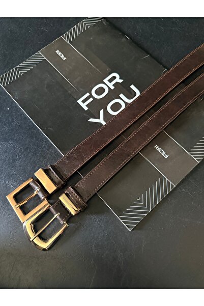 Fiori 2-Pack Square Buckle Bridge Belt for Women, Trouser Belt, Jacket Belt, ...