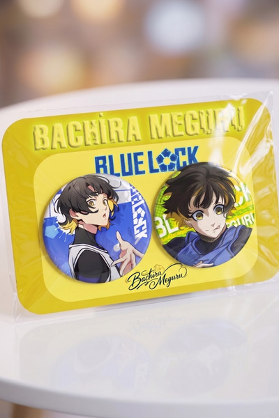 MoonArts Blue Lock Bachira Meguru Anime Tasarımlı 58mm Buton Rozet Anahtarlık