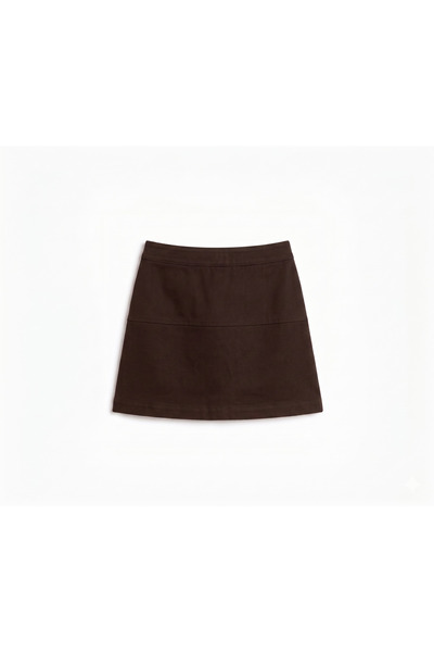 BY SE'MAS WEAR Minifustă țesută căptușită cu mini pantaloni scurți, cu model ...