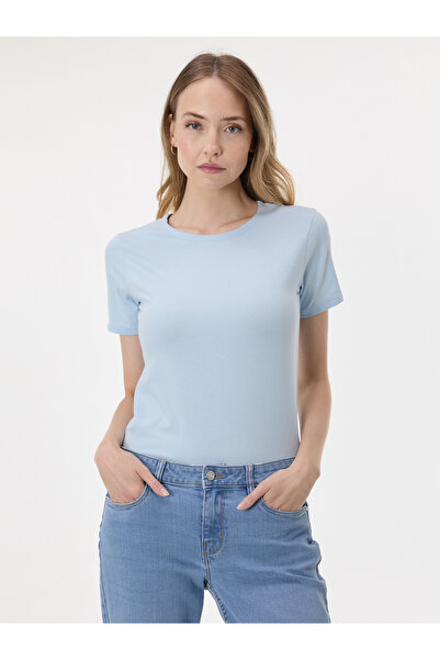 ORSAY Tricou de damă albastru deschis cu mânecă scurtă