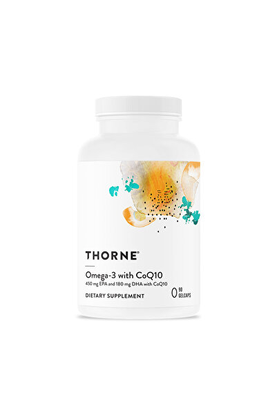 Thorne Omega-3 with CoQ10 90 Yumuşak Kapsül