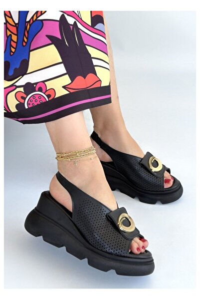 BellAyakkabı Bellamor Women's Accessory Wedge Heel Summer Sandals