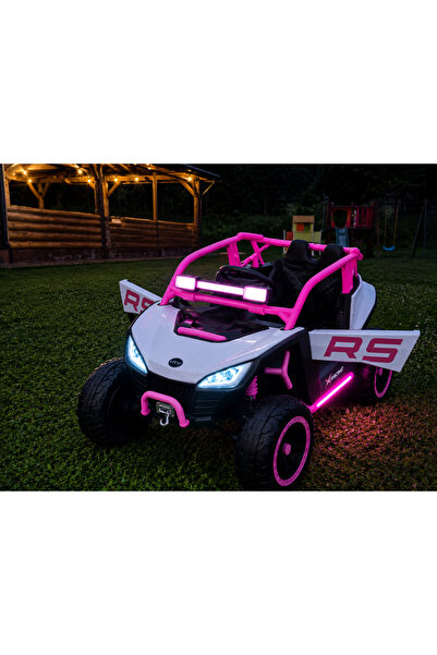 Bebelul UTV electric Buggy Off-Road pentru copii, 12V 7Ah, 4 motoare 25W, tel...