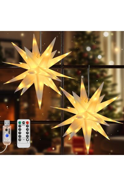 LEWONDR Set 2 Decoratiuni Craciun Lewondr, Control Prin Aplicatie Si Telecoma...