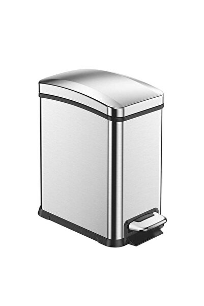 EKO Coș de gunoi cu pedală, EKO, New Rejoice, 15 litri, 1 compartiment, inox
