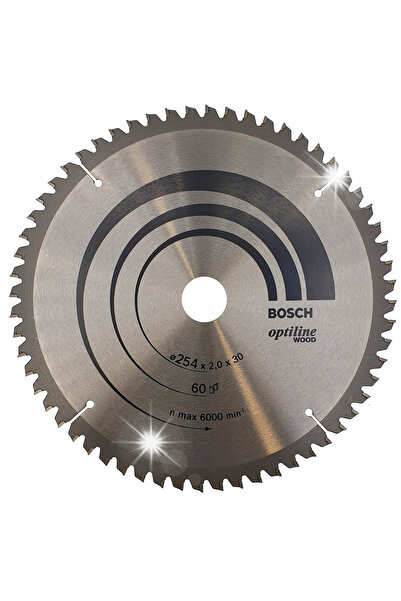 Boschen BOSCH Disc de polizor OPTILINE WOOD 254x30 Z60